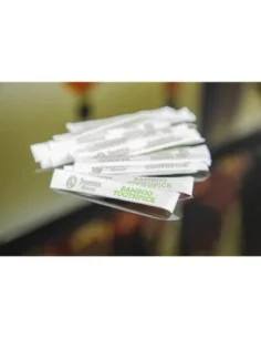 Cure-dents en bambou biodégradables emballés individuellement Swantex (Lot de 1000) 2
