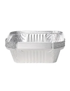 Barquettes rectangulaires aluminium Fiesta Recyclable 450ml (lot de 500) 2