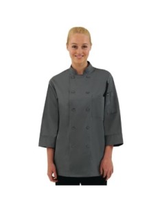 Veste de cuisine mixte Chef Works grise L 2