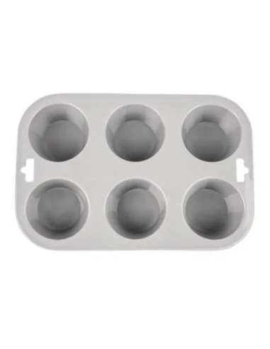 Plaque flexible en silicone 6 muffins Vogue 