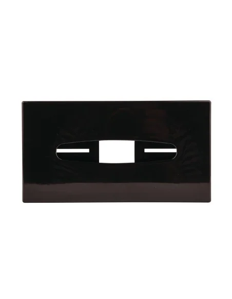 Boîte à mouchoirs rectangulaire noire
