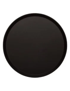 Plateau rond fibre de verre antidérapant Treadlite Cambro noir 35,5 cm