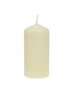 Bougies hautes cylindriques ivoire Bolsius 120mm (lot de 12)