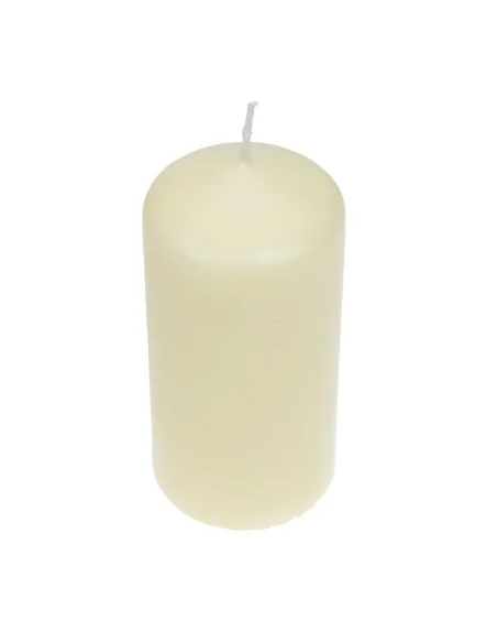 Bougies hautes cylindriques ivoire Bolsius 120mm (lot de 12)
