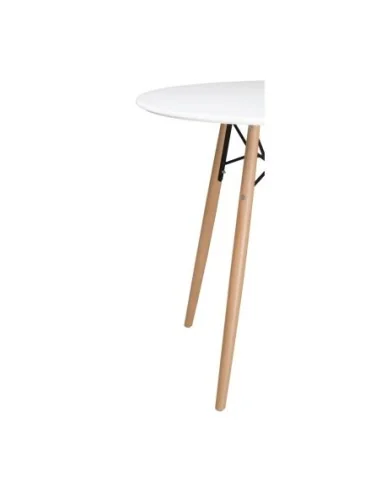 Table ronde blanche Bolero Arlo 798mm