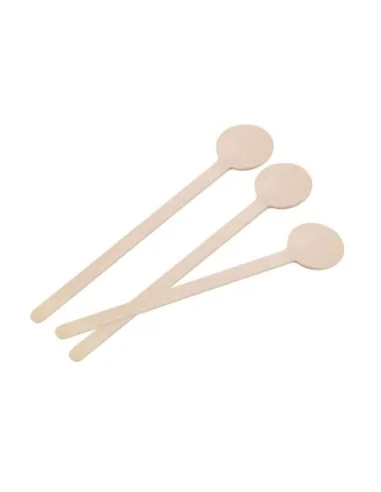 Agitateurs à cocktail biodégradables en bois Fiesta Compostable 100mm (Lot de 100)