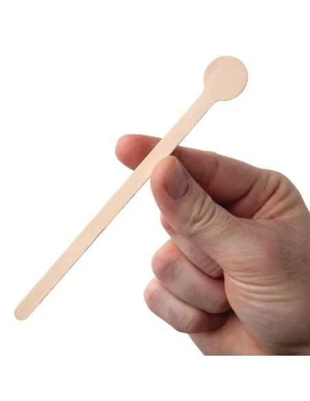Agitateurs à cocktail biodégradables en bois Fiesta Compostable 150mm (Lot de 100)
