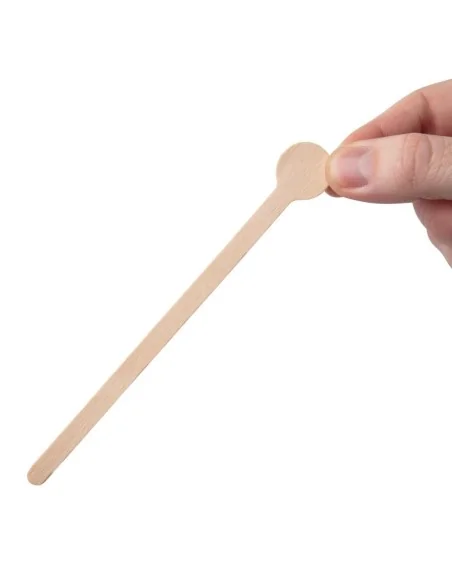 Agitateurs à cocktail biodégradables en bois Fiesta Compostable 150mm (Lot de 100)
