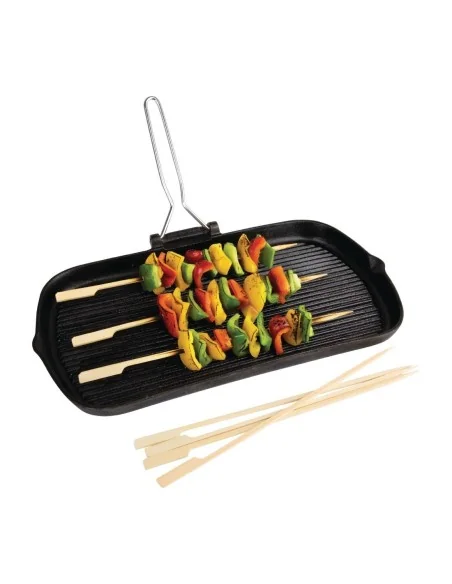 Brochettes biodégradables en bambou Fiesta Compostable 240mm (Lot de 100)