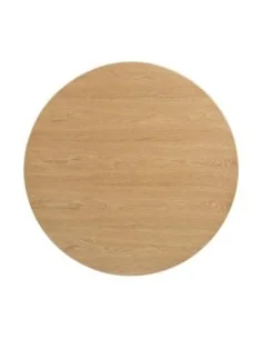 Plateau de table rond pré-percé coloris frêne naturel Bolero 600mm