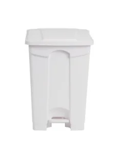 Poubelle de cuisine à pédale Jantex blanche 45L