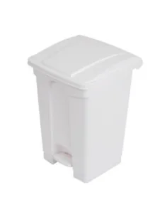 Poubelle de cuisine à pédale Jantex blanche 45L 2