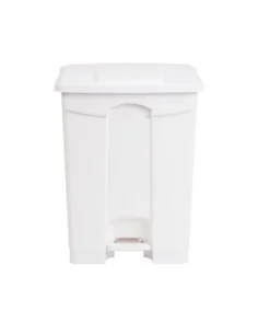 Poubelle de cuisine à pédale Jantex blanche 65L