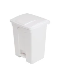Poubelle de cuisine à pédale Jantex blanche 65L 2