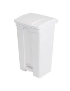 Poubelle de cuisine à pédale Jantex blanche 87L 2