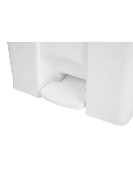Poubelle de cuisine à pédale Jantex blanche 87L