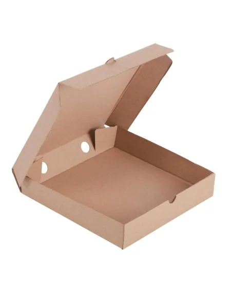 Cartons à pizza kraft Fiesta Compostable 23cm (Lot de 100)