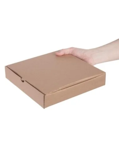 Cartons à pizza kraft Fiesta Compostable 23cm (Lot de 100)
