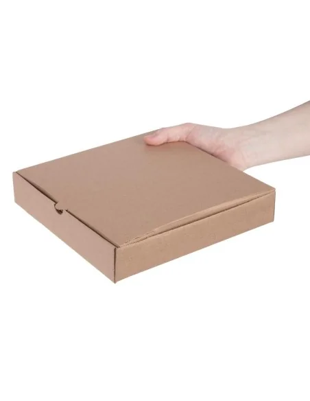 Cartons à pizza kraft Fiesta Compostable 23cm (Lot de 100)