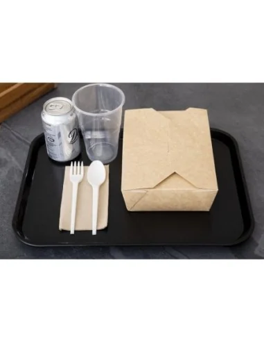 Plateau en polypropylène Fast Food Cambro noir 410 mm