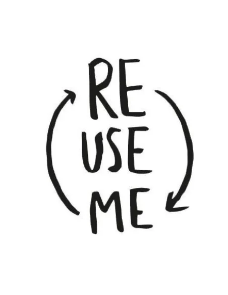 Ensemble de couverts réutilisables en fibres de riz avec sac de jute