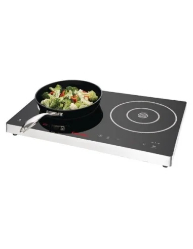 Double plaque de cuisson induction à commande tactile Caterlite 3 kW