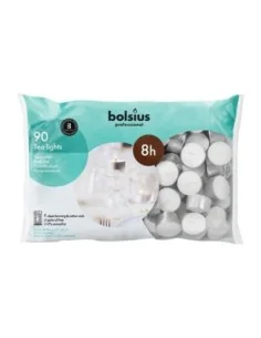Bougies chauffe-plat professionnelles Bolsius 8 heures (lot de 90) 2