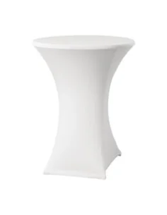 Housse de table extensible Samba blanche D2