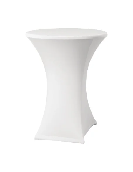 Housse de table extensible Samba blanche D2