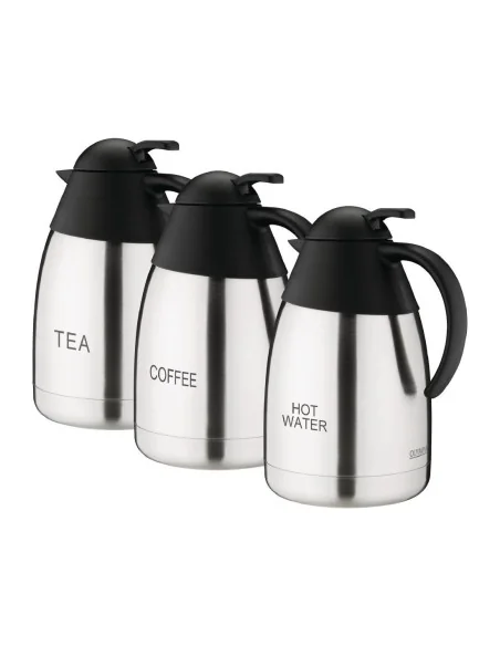 Pichet isotherme d'eau chaude Olympia couvercle bombé 1,5L