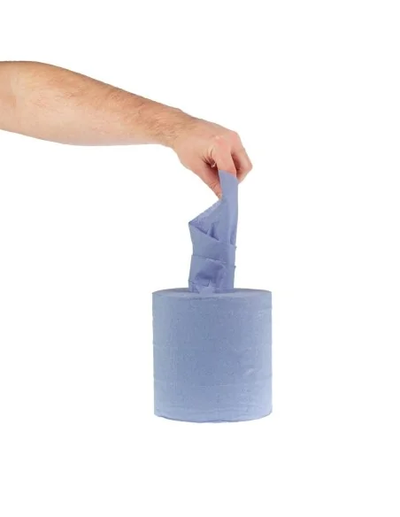 Bobines bleues 2 plis à dévidage central Jantex 120m (lot de 6)