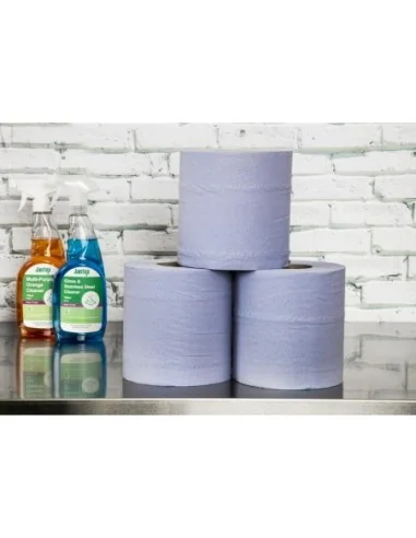 Bobines bleues 2 plis à dévidage central Jantex 120m (lot de 6)