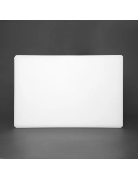 Planche à découper standard épaisse basse densité Hygiplas blanche