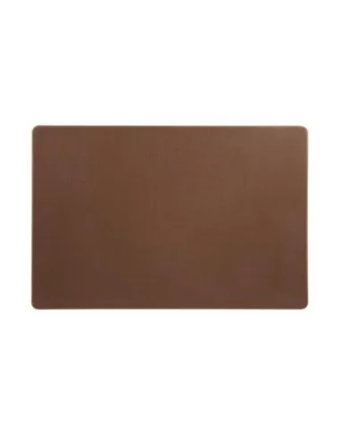 Planche à découper standard épaisse basse densité Hygiplas marron
