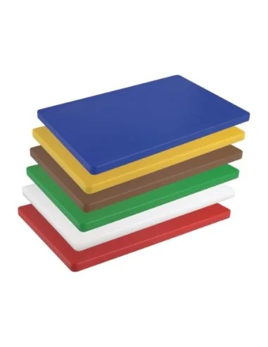 Planche à découper standard épaisse basse densité Hygiplas marron