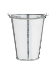 Seau rond en acier galvanisé Olympia 2