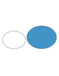 Plateau de service ovale fibre de verre antidérapant Camtread Cambro noir 60 cm 2