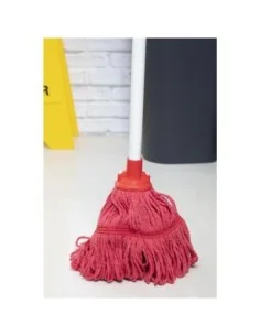 Tête de balai serpillière Jantex Bio Fresh rouge 2