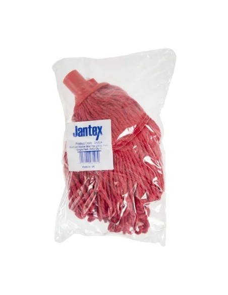 Tête de balai serpillière Jantex Bio Fresh rouge