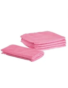 Chiffons microfibres Jantex rouges (Lot de 5) 2