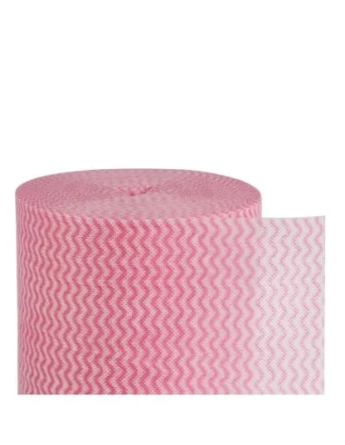 Chiffons tout usage antibactériens Jantex rouges (Lot de 200)