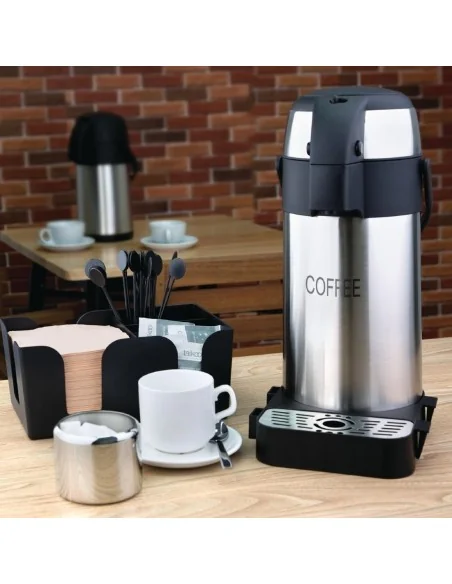 Pichet à pompe Olympia 3L COFFEE