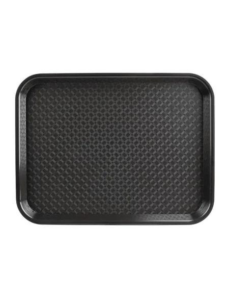 Plateau fast food en plastique Olympia Kristallon noir