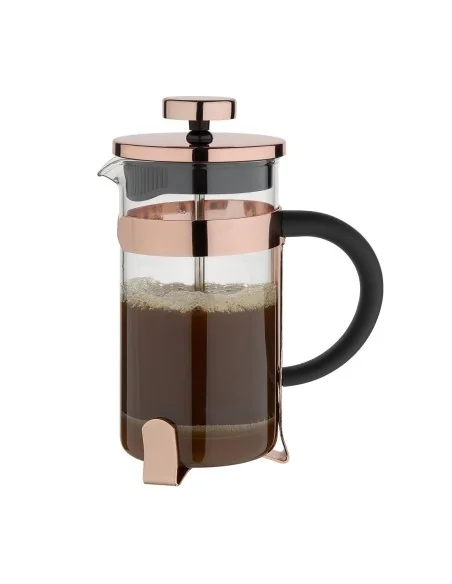 Cafetière à piston contemporaine inox Olympia cuivre 3 tasses