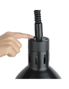 Lampe chauffante rétractable Buffalo finition noir mat 2