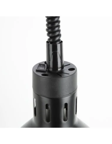 Lampe chauffante rétractable Buffalo finition noir mat