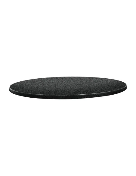 Plateau de table rond Topalit Classic Line 70cm anthracite