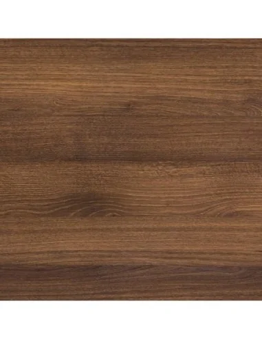 Plateau de table rectangulaire pré-percé Bolero chêne rustique 700mm