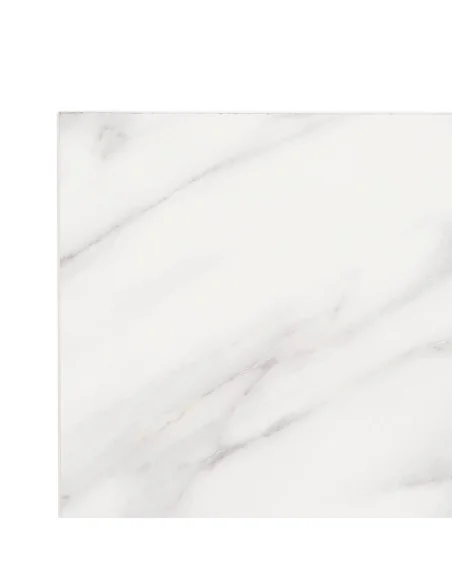 Plateau de table carré pré-percé Bolero effet marbre 700 mm