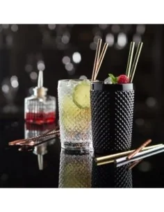 Pailles en papier biodégradables Utopia cuivrées (lot de 250) 2